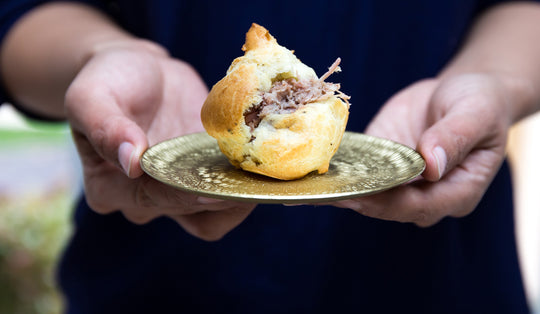 pork rillette Gougeres
