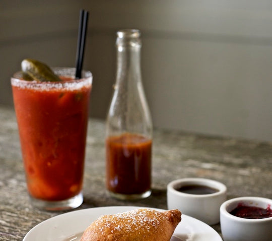 Olympia Provisions Public House on SE Division's special Bloody Mary