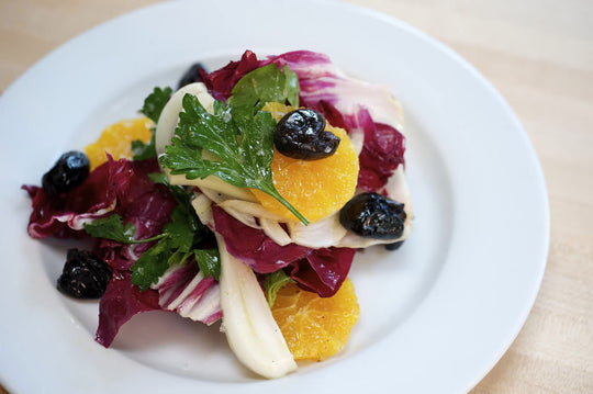 Salad with orange