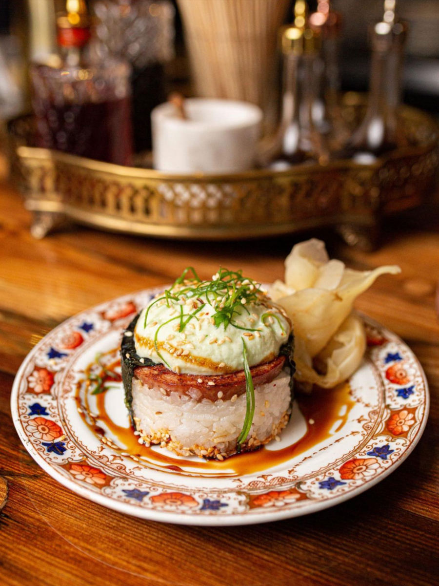 Pork Roll Musubi | The Port of Call Connecticut | Olympia Provisions & Brad Leone
