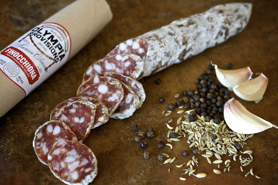 Finocchiona with spices