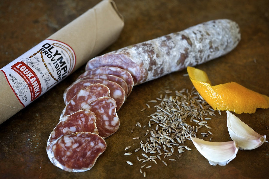 Loukanika cured meat